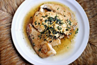 Куриная грудка в лимонном соусе