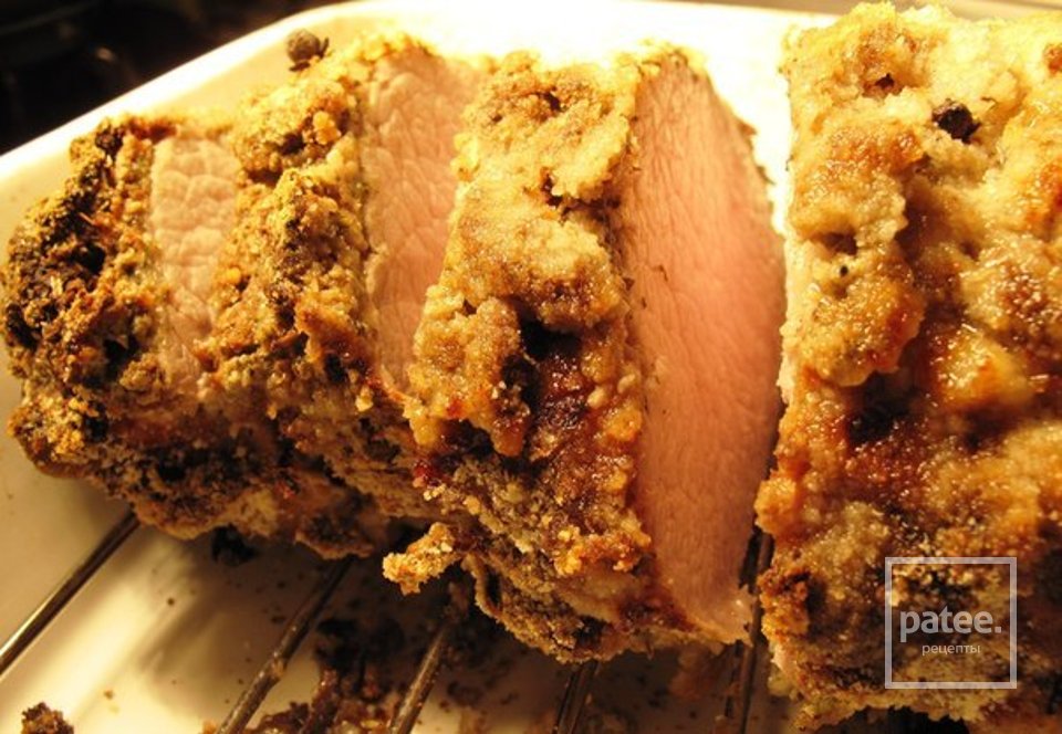 Запеченная свинина с хлебной корочкой - Шаг 5