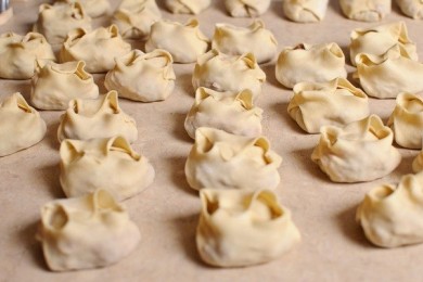 Манты - приготовление