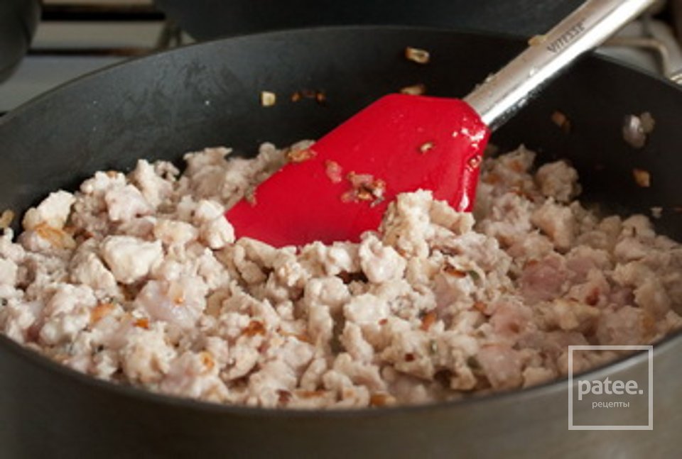 Рубана курица с грибами и рисом - Шаг 4