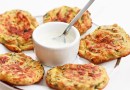 Запеченные оладьи из кабачка