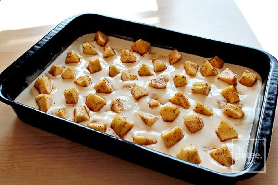 Чизкейк с яблоками и хлопьями - Шаг 5