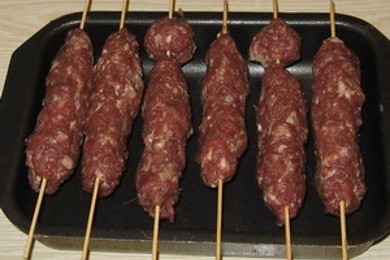 Люля-кебаб - приготовление