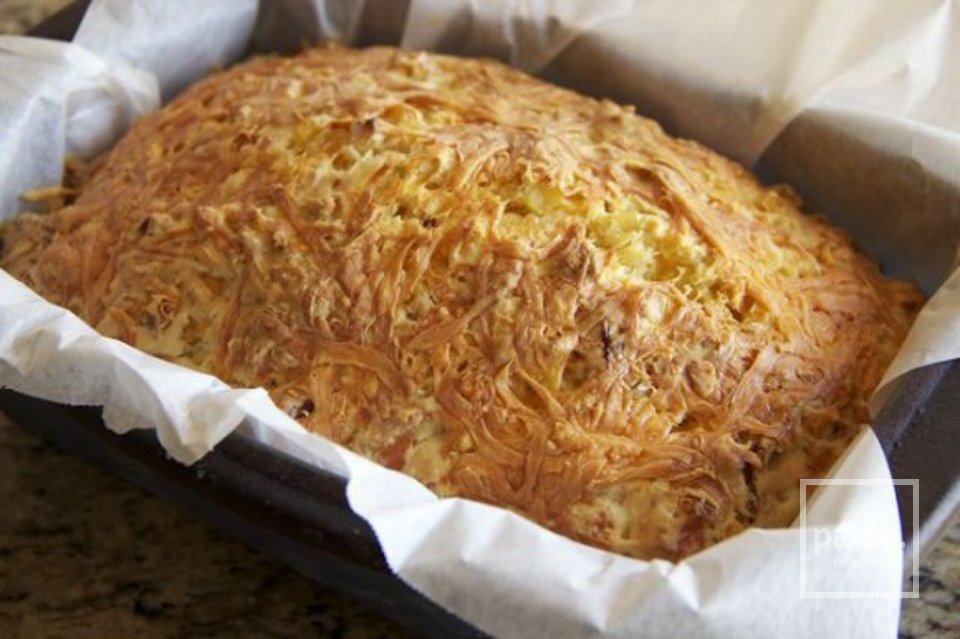 Хлеб с беконом и кукурузой - Шаг 5