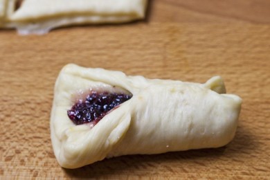 Булочки с джемом - приготовление