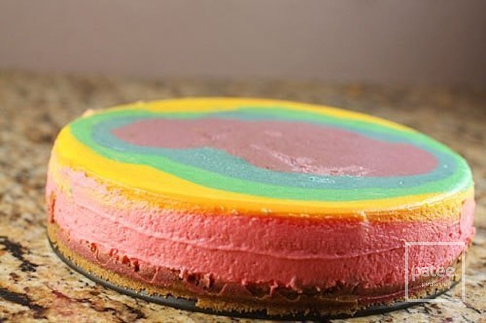 Радужный чизкейк - Шаг 7