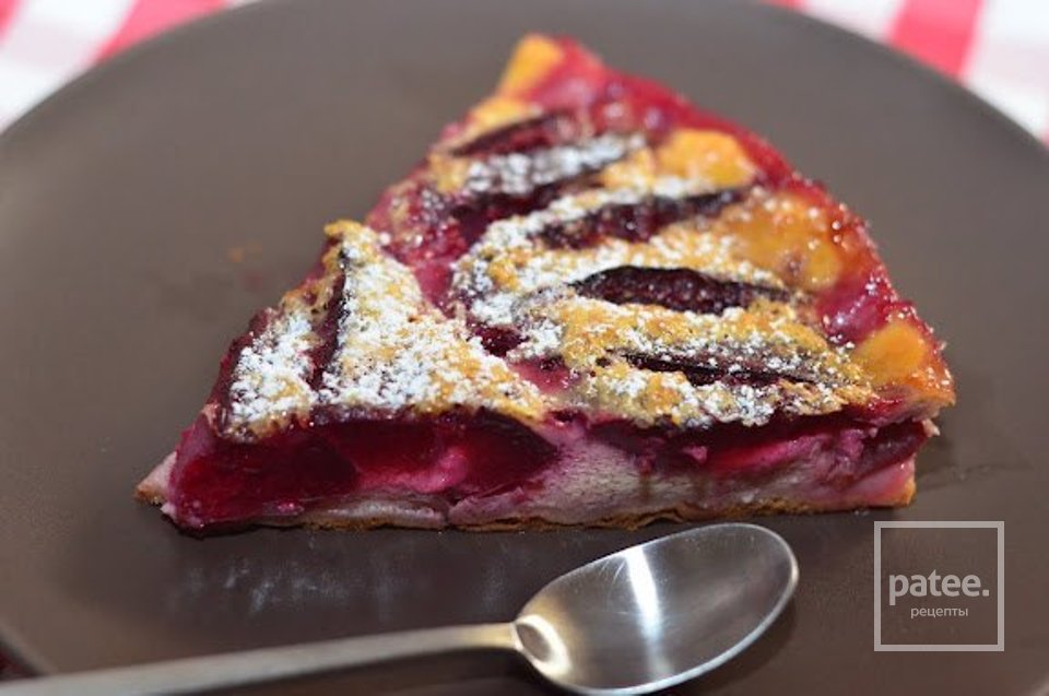 Запеканка со сливами - Шаг 5