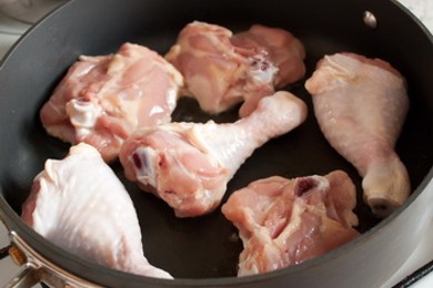 Чахохбили из курицы - приготовление