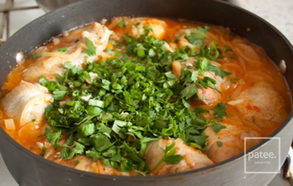 Чахохбили из курицы - Шаг 4