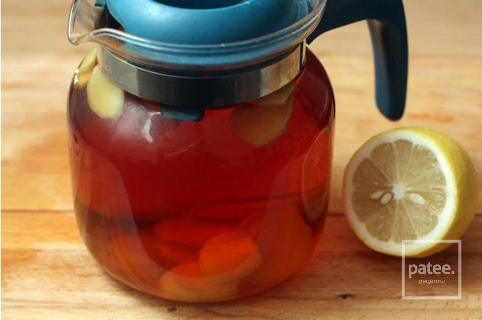 Имбирный чай с клубникой - Шаг 2