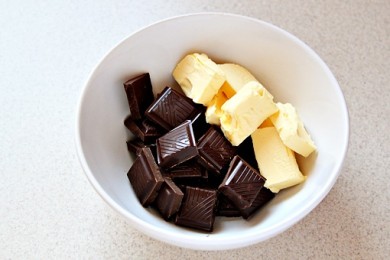 Кексы с жидкой начинкой - приготовление