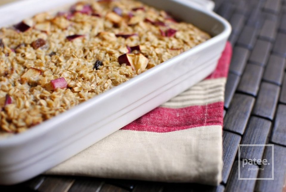 Запеченные хлопья с яблоком и корицей - Шаг 5