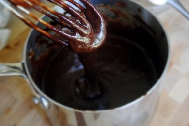 Острые трюфельные шоколадные брауни с красным перцем - приготовление