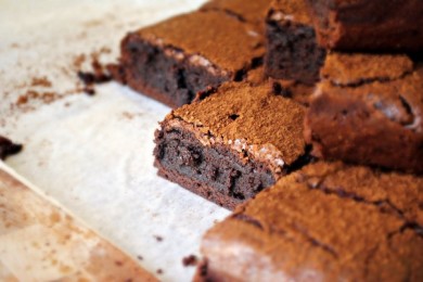 Острые трюфельные шоколадные брауни с красным перцем - приготовление