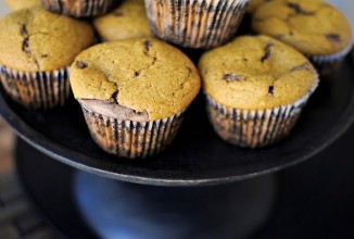 Тыквенные маффины с нутеллой