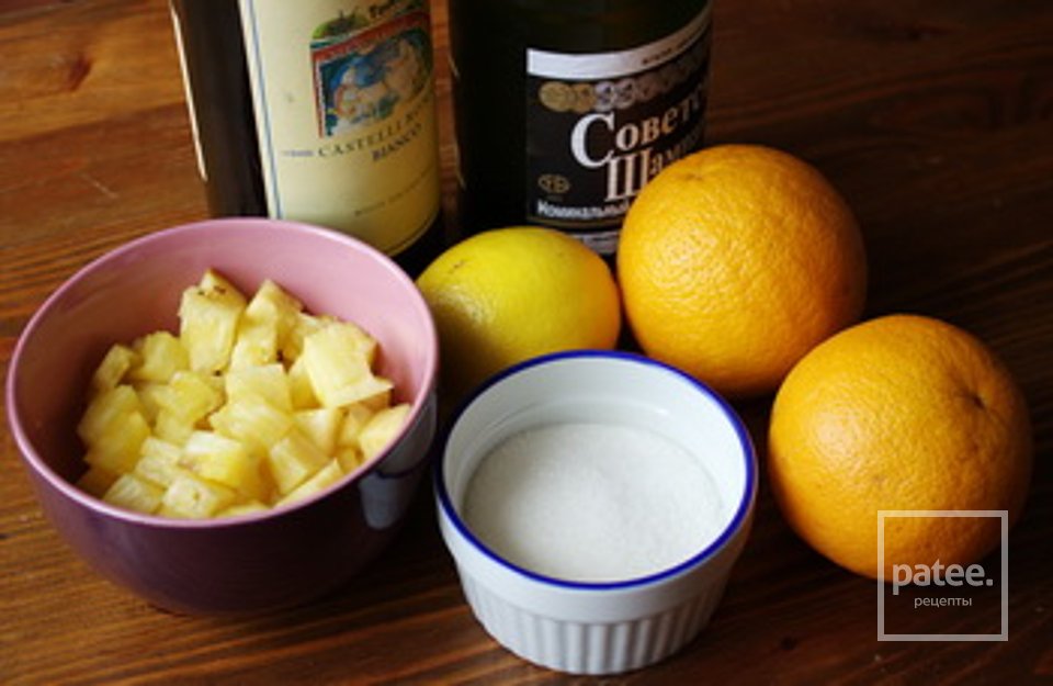 Фруктовый пунш - Шаг 1