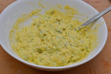 Кекс с цуккини - приготовление