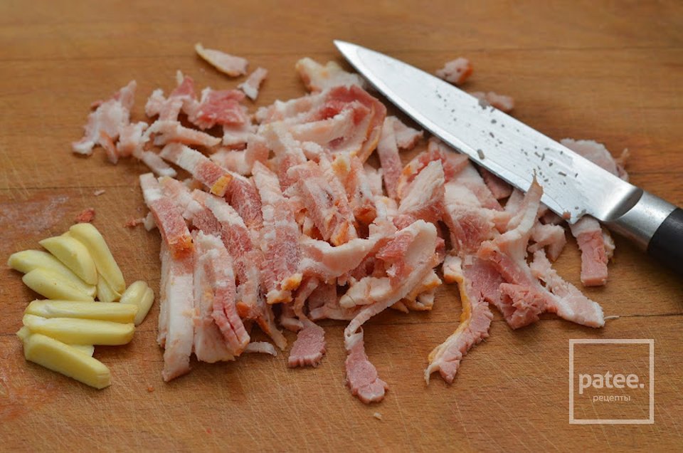 Омлет с беконом - Шаг 1