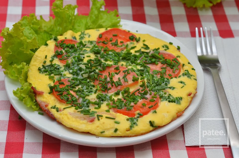 Омлет с беконом - Шаг 7