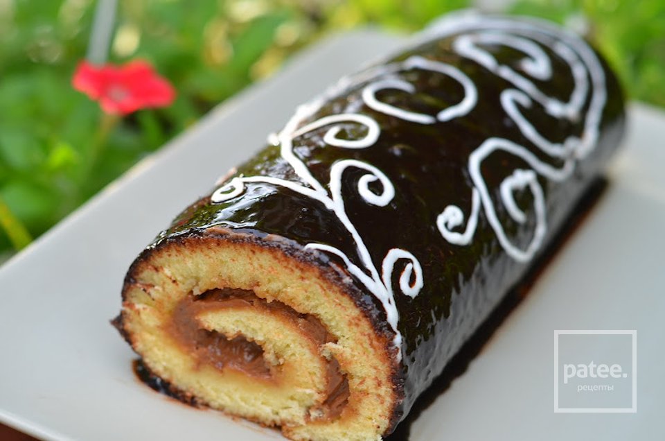 Бисквитный рулет - Шаг 15