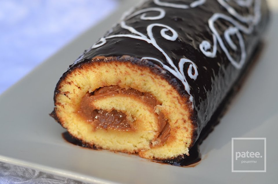 Бисквитный рулет - Шаг 16