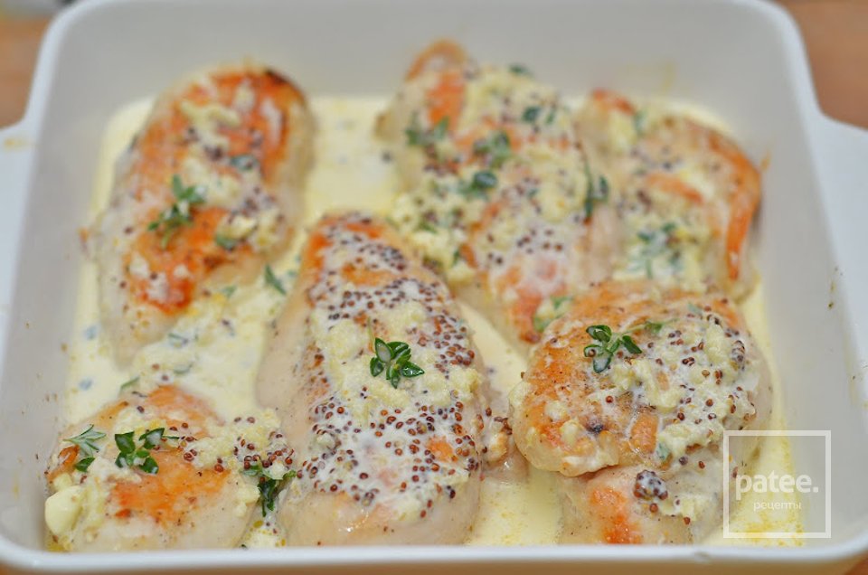 Куриное филе в сливочном соусе - Шаг 6