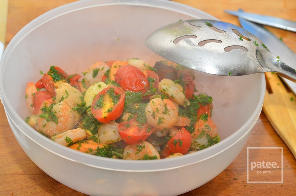 Паста с мидиями и креветками - Шаг 6