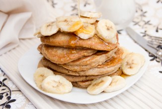 Кокосовые блинчики с бананами