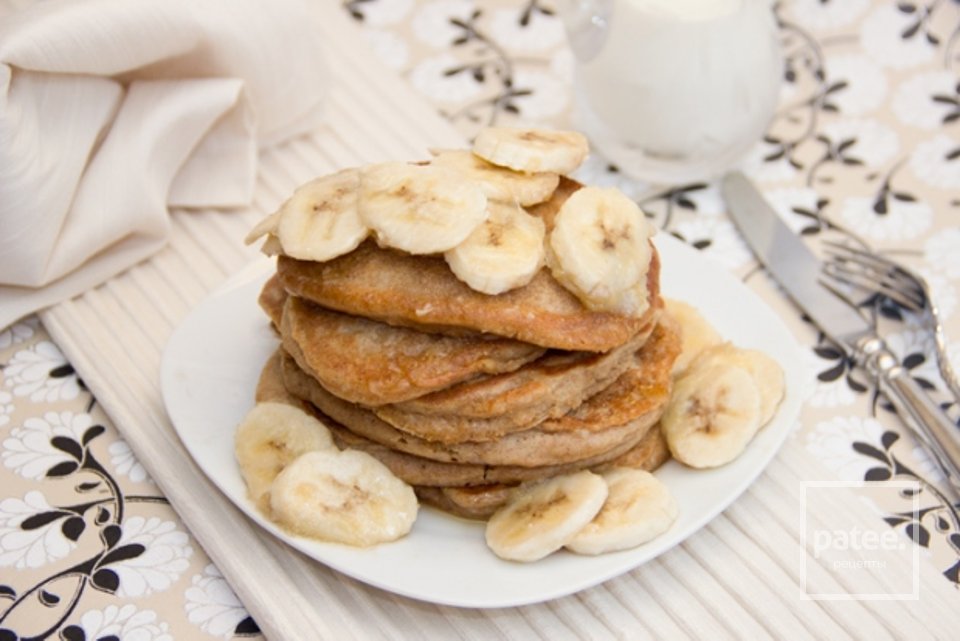 Кокосовые блинчики с бананами - Шаг 4