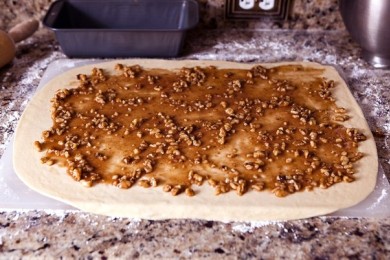 Ореховый рулет - приготовление