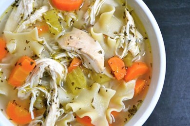 Куриный суп с лапшой - приготовление