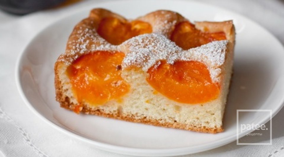 Бисквитный абрикосовый пирог - Шаг 5