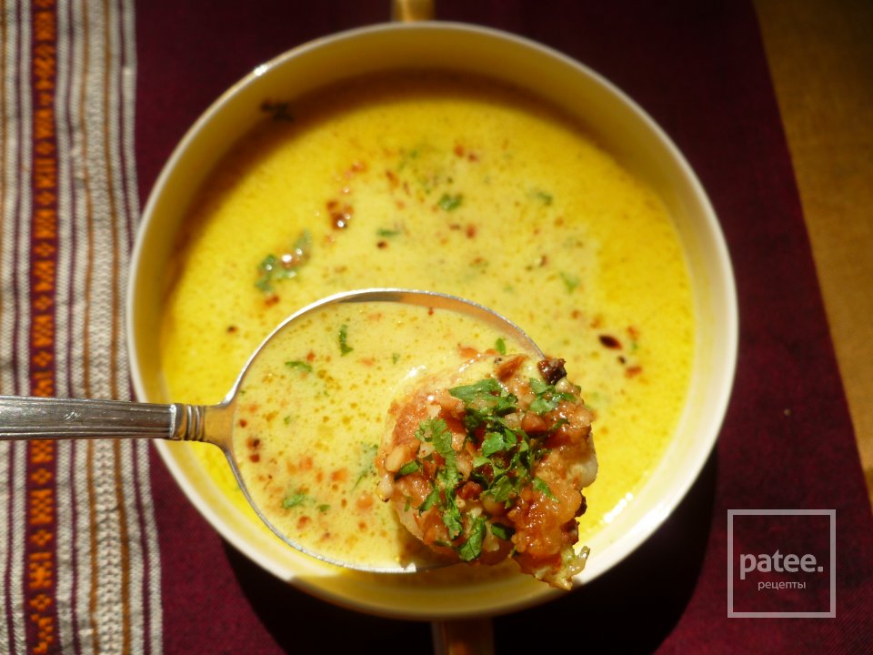 Чесночный крем-суп - Шаг 15