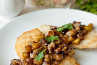 Куриные грудки с овощами и бальзамическим соусом