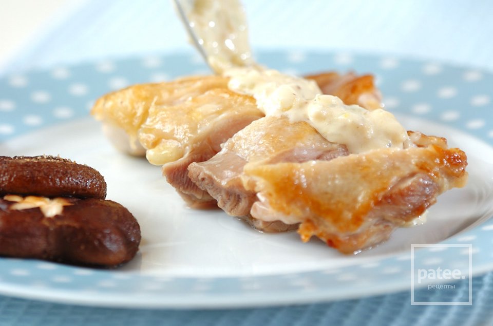 Куриное филе под сливочным соусом - Шаг 5