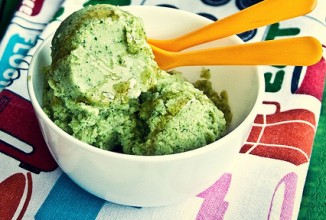 Зеленое мороженое