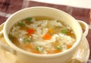 Овощной суп с белком