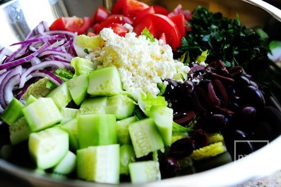 Греческий салат - Шаг 2
