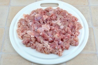 Нежная самса с куриной начинкой - приготовление