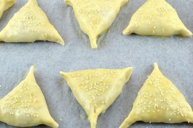 Нежная самса с куриной начинкой - приготовление