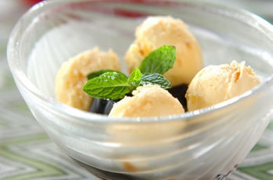Рецепт Ванильное мороженое с кофейным желе