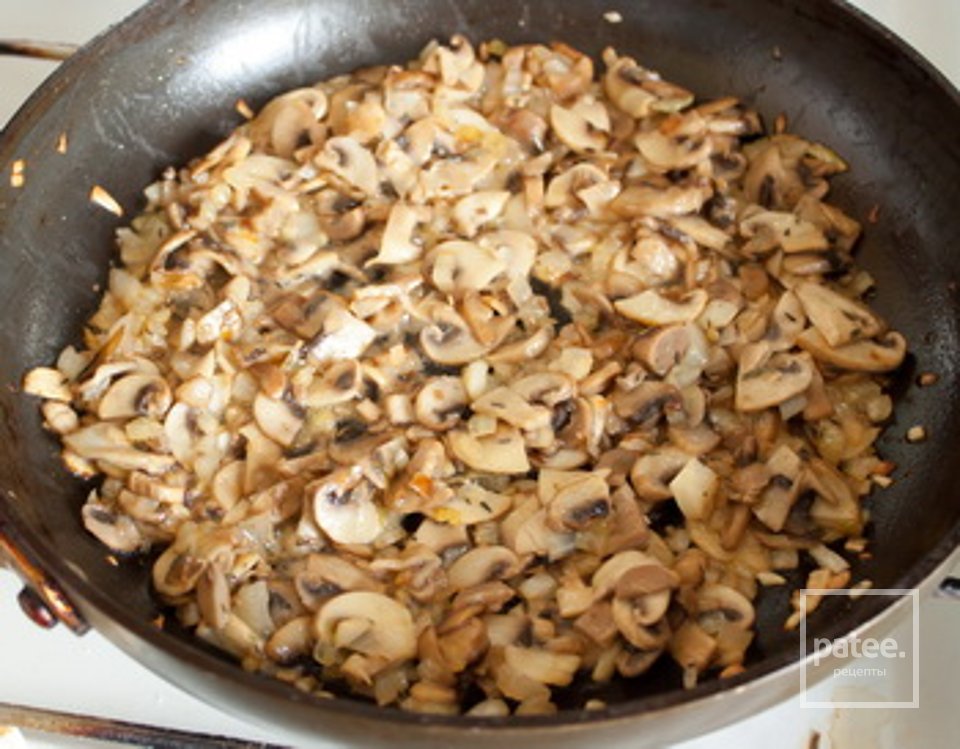 Волованы с грибной начинкой - Шаг 4