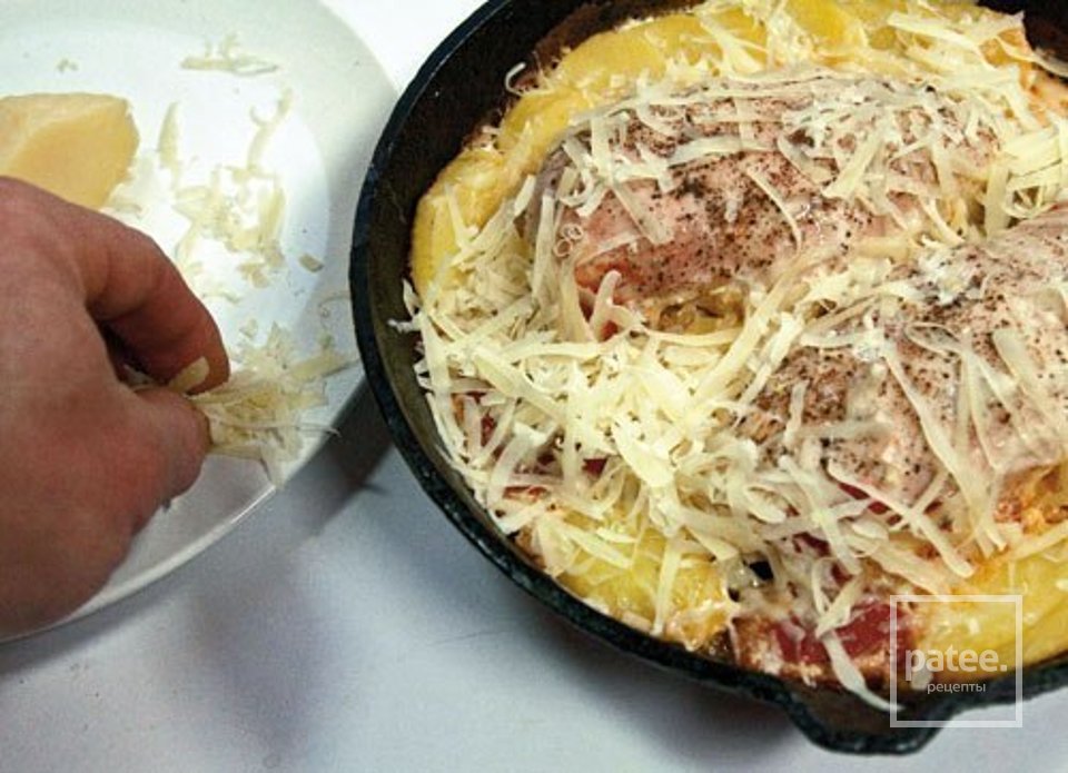 Куриные грудки, запеченные в сливках с сыром - Шаг 5