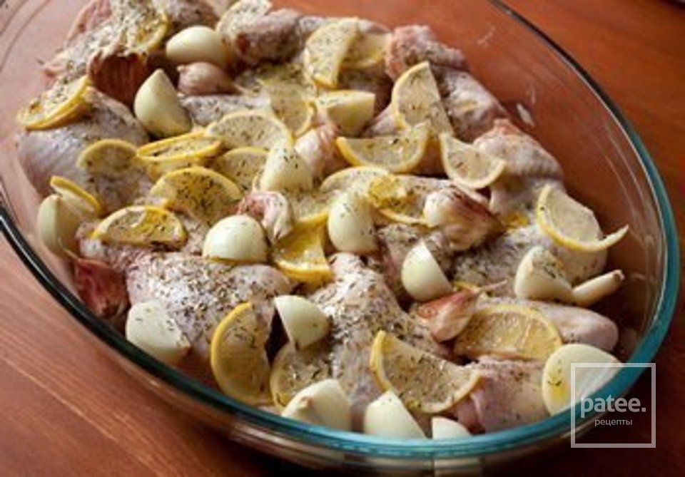 Запеченная курица с лимоном и белым вином - Шаг 2