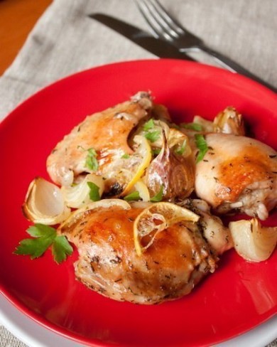 Запеченная курица с лимоном и белым вином - Шаг 3