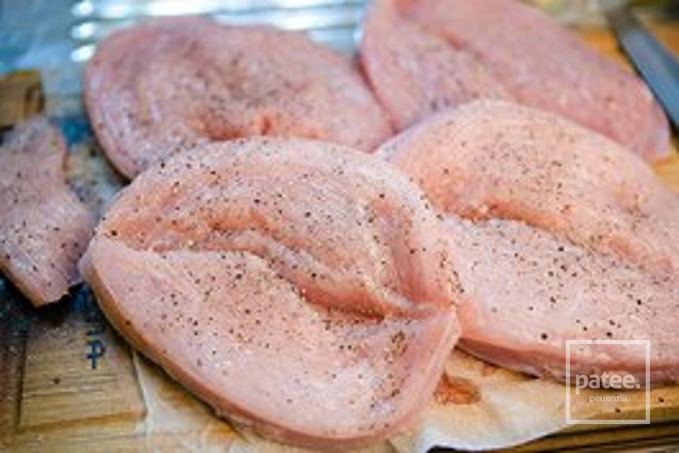 Теплый салат с индейкой - Шаг 1