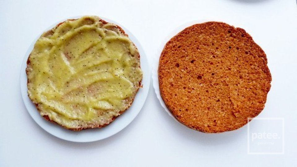 Бисквит с фруктовой начинкой - Шаг 5