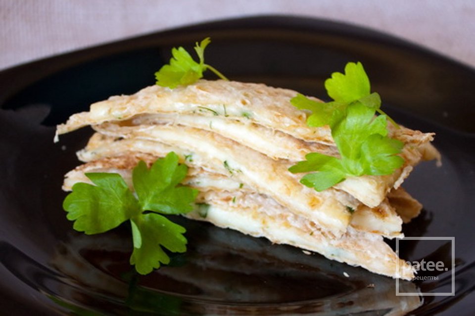 Сулугуни в лаваше - Шаг 4