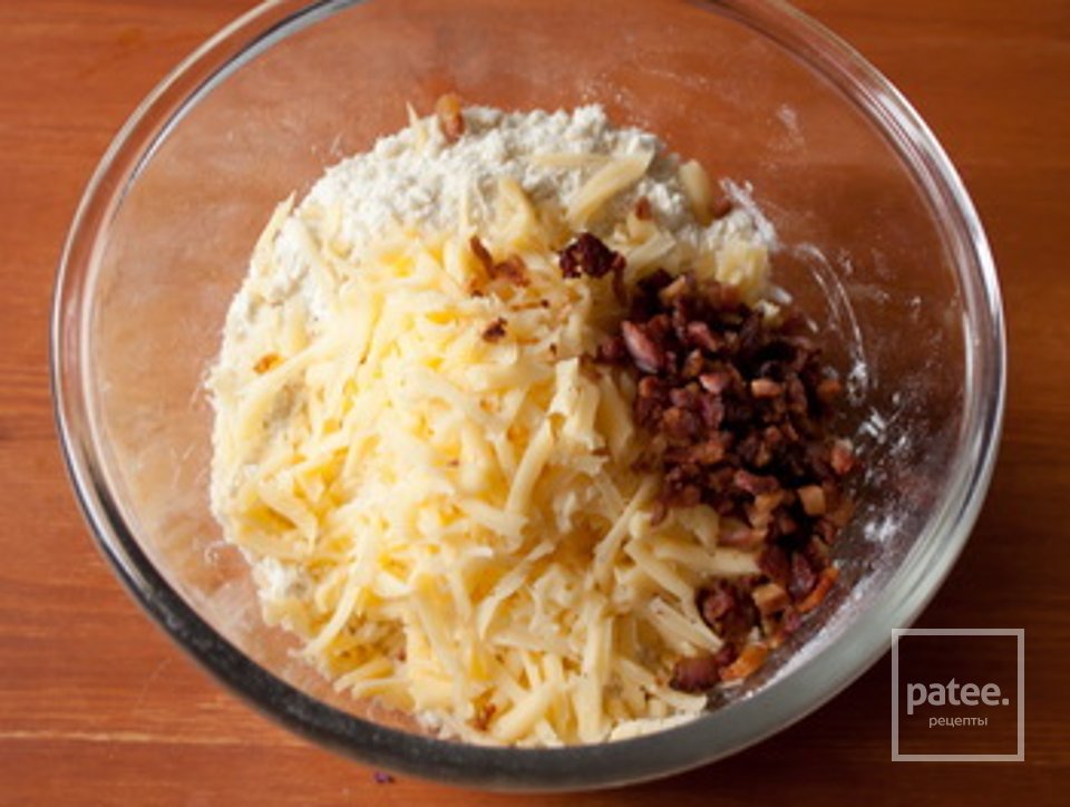 Печенье с беконом и сыром - Шаг 2