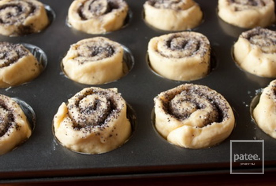 Булочки с маком - Шаг 6